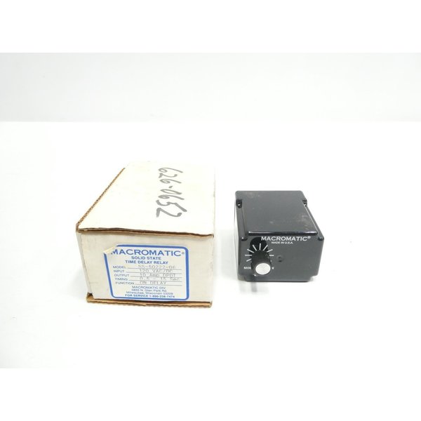 Macromatic 120V-AC TIME DELAY RELAY SS-50222-06